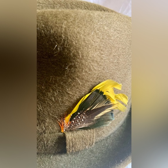 Vintage Vanzina Pavia Fedora( Qualita Extra ) size 6 7/8 - Picture 3 of 15